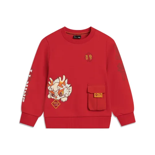 LINING YOUNG Sports Life Collection Толстовка Sports Life Collection Толстовка Вермильон Children Возраст 3-7 лет