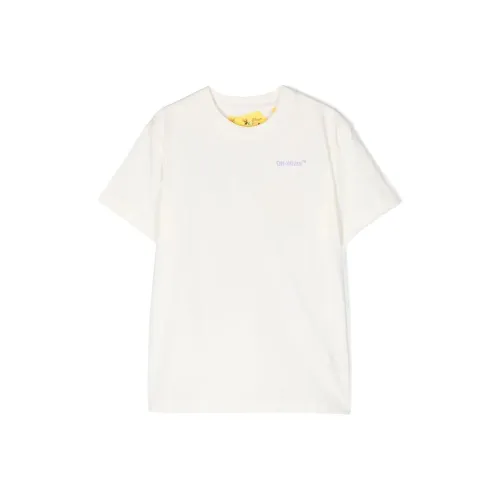 Off Белый Экрю Kids T Рубашки
