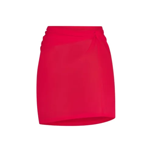 Khy SS24 Drop 008 Сетка Twist Мини-юбка Повседневная Короткая Юбка Женская Вишня Вишня