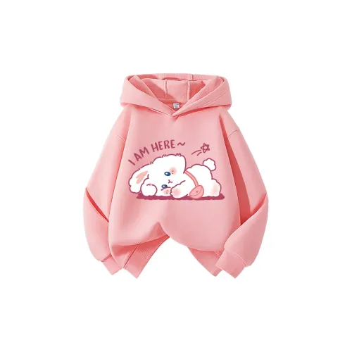 La Chapelle Розовый/Curled Pink Rabbit Kids Свитшоты