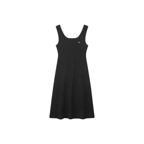 LEDIN Черные Женские Платья без рукавов