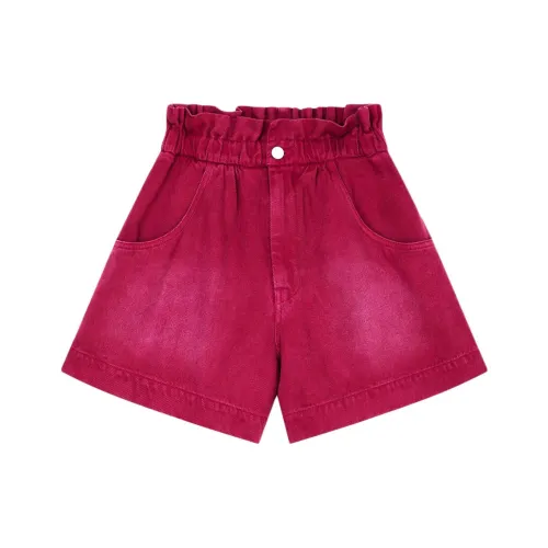 ISABEL MARANT ETOILE Джинсовые шорты Женские Малиновый