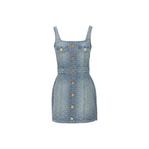 BALMAIN Синие Женские Слиплатья
