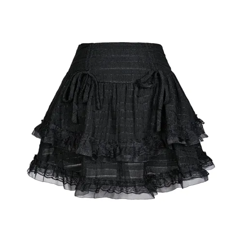 NTOT Повседневные короткие юбки Женские Черный