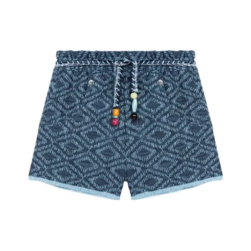 Maje Синие Женские Джинсовые Шорты