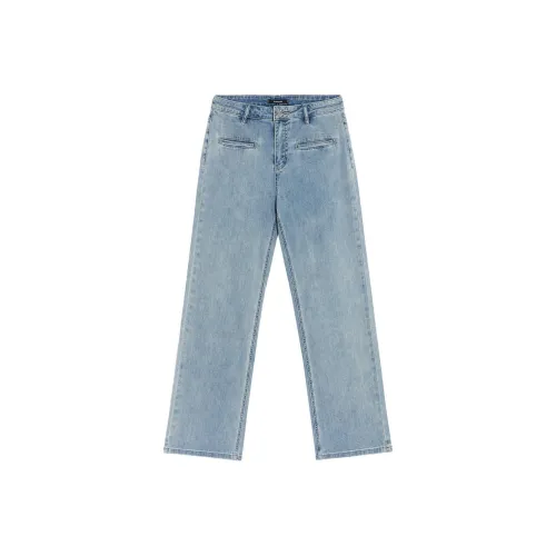 BEBE SS24 Джинсы Женские Деним Синий