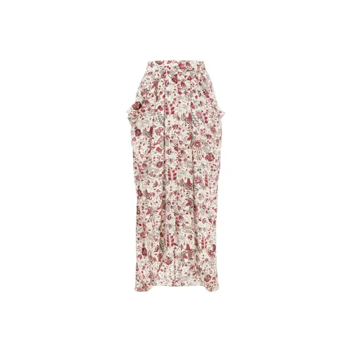 ISABEL MARANT Красный Женские Повседневные Длинные Юбки