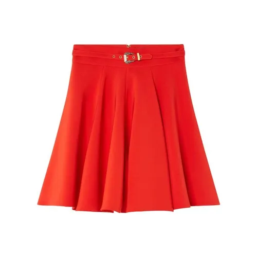 VERSACE FW22 Повседневные короткие юбки Женские Red