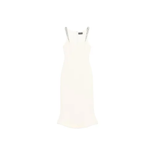 DAVID KOMA Slip Платье Женское Белое