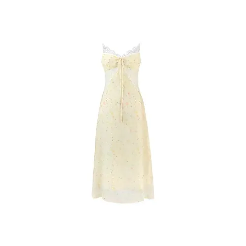 PUREIDOL Юбка Платье Женское Желтое