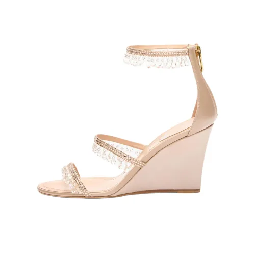 RENE CAOVILLA Chandelier One Strap Sandals 8 cm Women's Pink