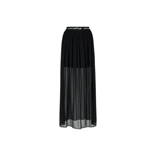 ARMANI EXCHANGE Повседневный Длинный Юбка Женские Черный