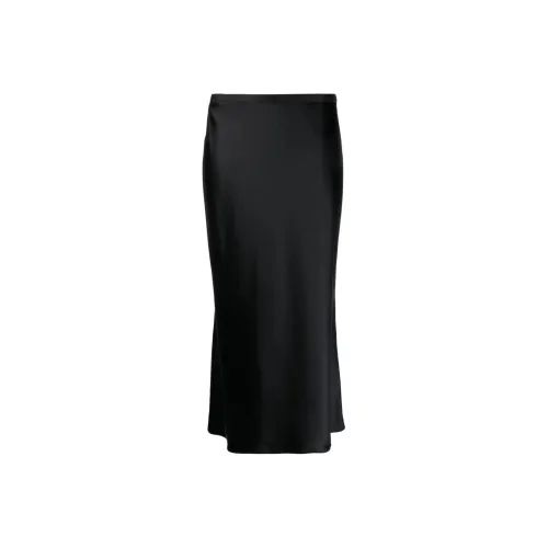 Polo Ralph Lauren FW23 Повседневный Длинный Юбка Женские Черный