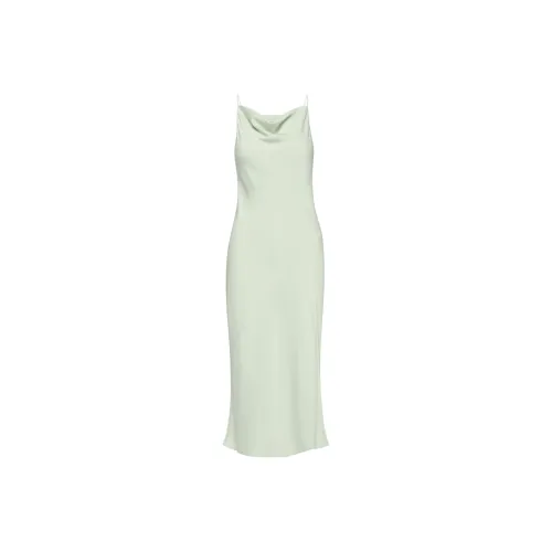 ARITZIA BABATON Fonda Satin Dress Slip Dress Women's Soft Chip Mint