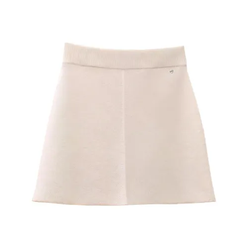 HERMES Белая Женская Повседневная Короткая Юбка