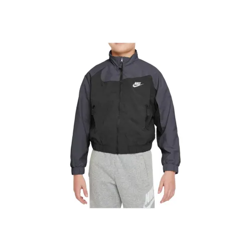 Nike Куртки и Пальто Черные Детские