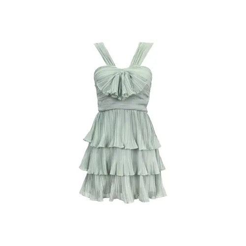 XIAOJUCHUANLI Slip Платье Женское Мятно-зеленый