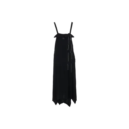 Yohji Yamamoto S'YTE Черные Женские Платья без Рукавов
