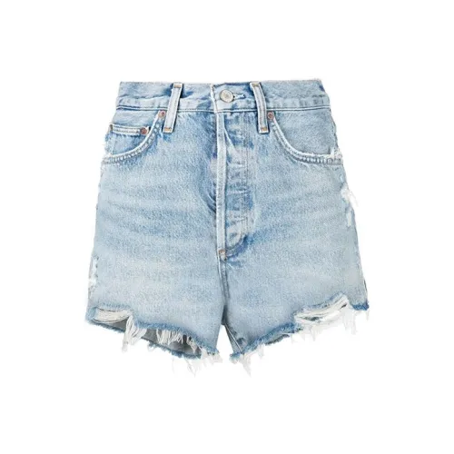 AGOLDE Синие Женские Джинсовые Шорты