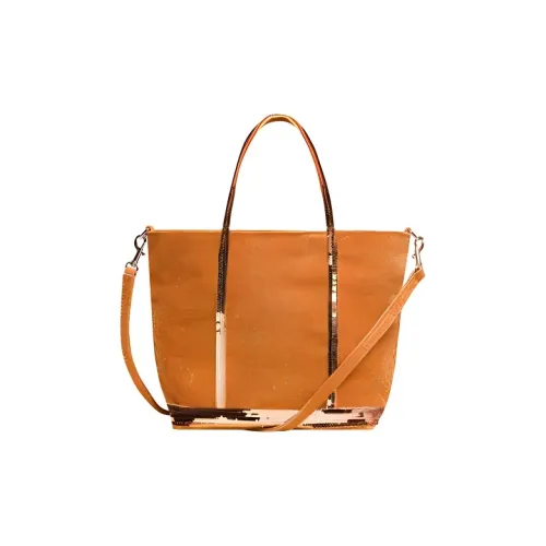 Vanessa Bruno Linen Tote Bag Shopping Bag Shoulder Bag Crossbody Bag Small Women's Orange