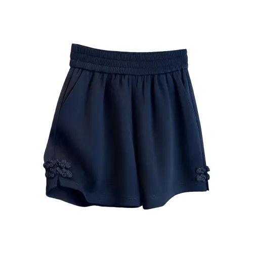 Cypress House Повседневные шорты Женские Черные