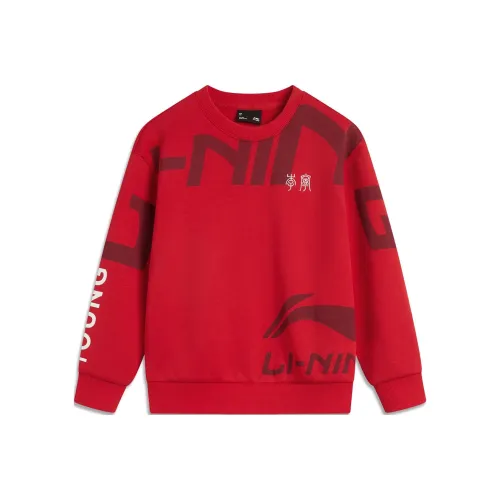 LINING YOUNG Свитшот Sports Life Collection Вермиллион