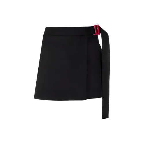 Off Белый SS22 Черный Женские Повседневные Короткие Юбки