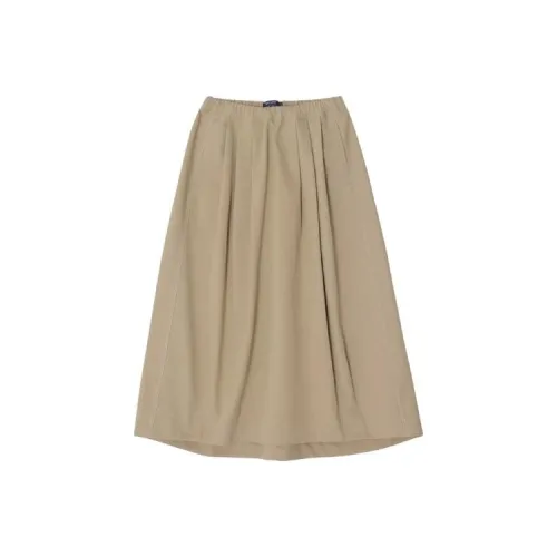 SAINT JAMES Светло-янтарный Женские Повседневные Длинные Юбки