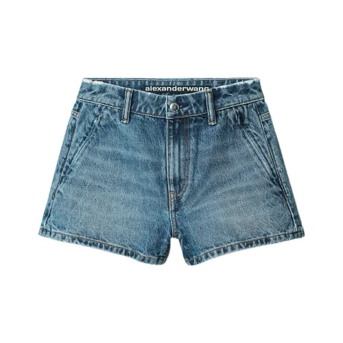 Alexander Wang Джинсовые шорты Женские Индиго