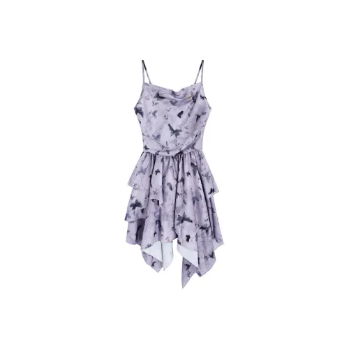 SNZX Фиолетовые Женские Слиплатья