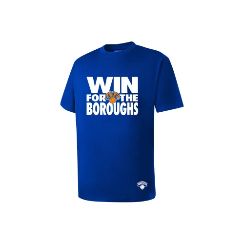 NBA New York Knicks Playoffs Slogan Series Футболка Унисекс Синяя