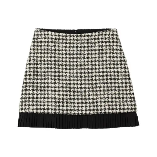 Sandro FW22 Юбка Женская Черный Белый
