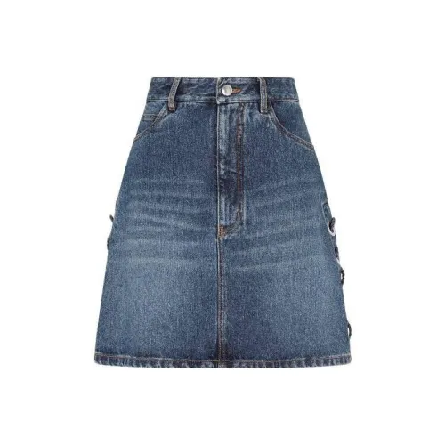 Chloé Синие Женские Джинсовые Короткие Юбки