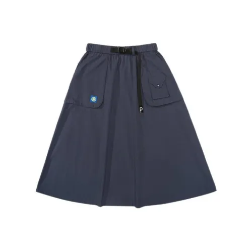 Penfield SS23 Mountain Outdoor Environmental Protection Series Темно-синие Женские Повседневные Длинные Юбки