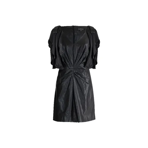 LIZZY Без рукавов Платье Женское Черное