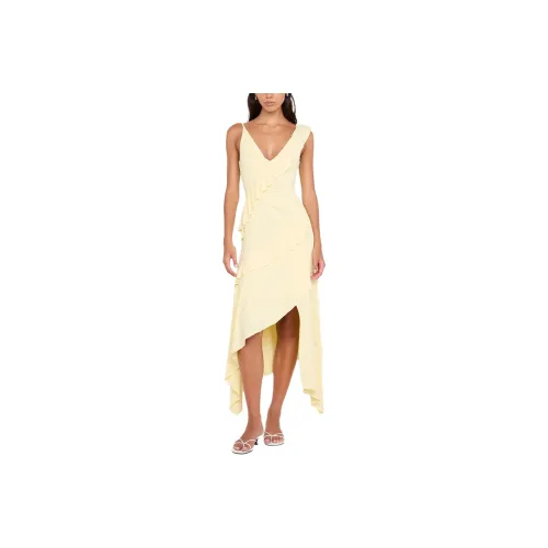 BEC+BRIDGE MARNIE ASYM Платье Slip Платье Женское Масло Масло