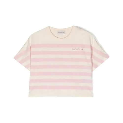 Moncler Розовые Детские Т-рубашки