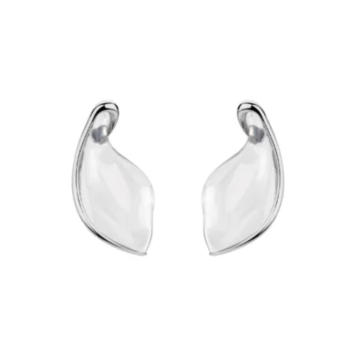 KHEMIA 925 стерлинговое серебро серьги с покрытием из белого золота унисекс серебро