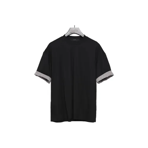 RAYSHOW Мужские черные T-рубашки