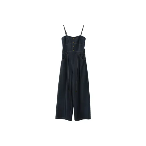 3COLOUR Комбинезон Женский Глубокий Морской Синий