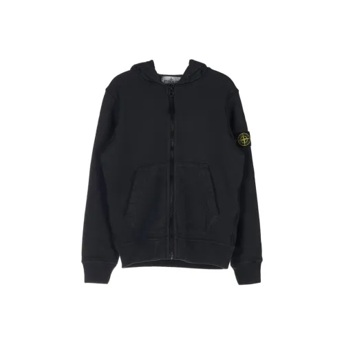 STONE ISLAND Черные Детские Куртки
