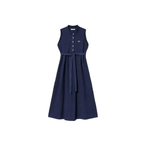 LACOSTE Без рукавов Платье Женское Синее