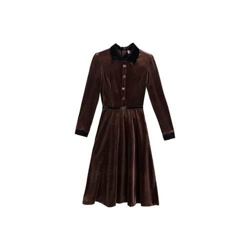 Mapping Длинное платье с длинными рукавами женское