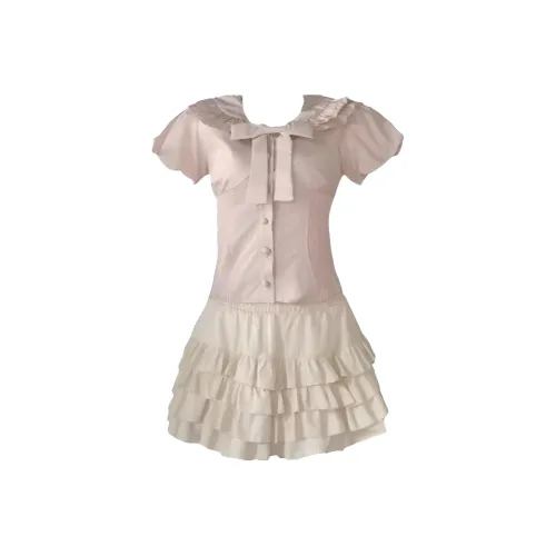 The King and the Nightingale Комплект с юбкой Женские Розовый