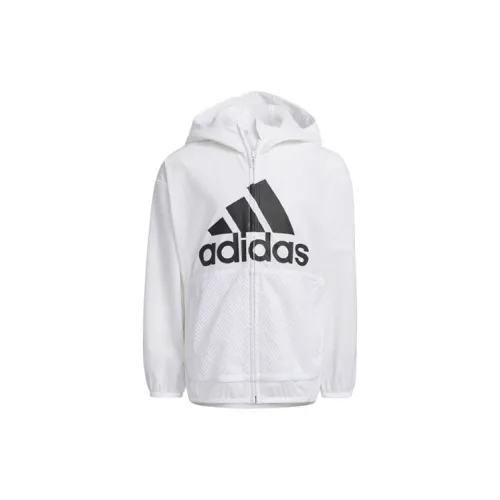 Adidas Белые Детские Куртки