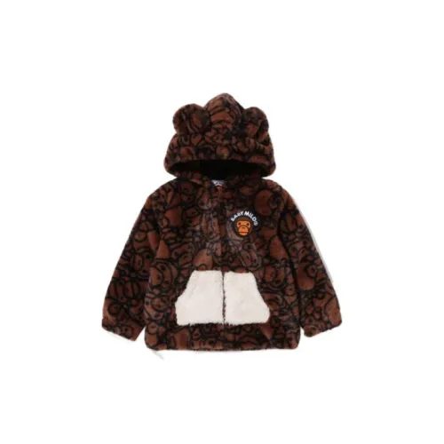 A BATHING APE Bape Коричневый Kids Утеплённые куртки