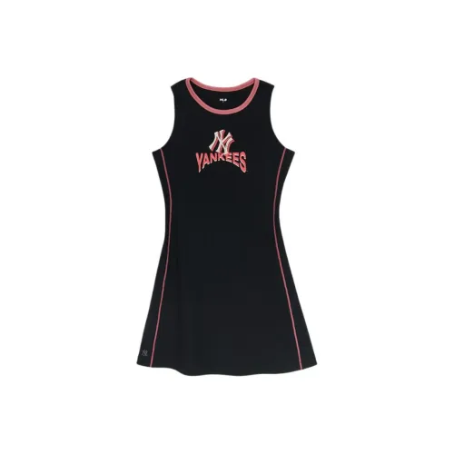 Mlb Base Logo New York Yankees Sleeveless Dress Women's Black