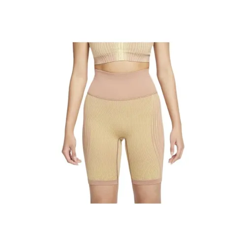 NIKE Свет Динамичный Желтый Женские Спортивные Шорты