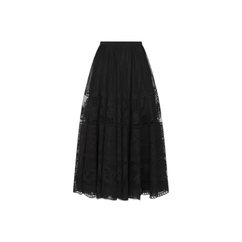 DIOR Черные Женские Повседневные Длинные Юбки