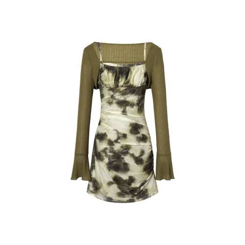 LA CRAWFISH Комплект с юбкой Женская Армейский зеленый